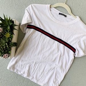 BRANDY MELVILLE Stripe Crop Top